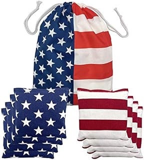 SPORT BEATS Cornhole Bags All Weather Cornhole Bean Bags Set of 8