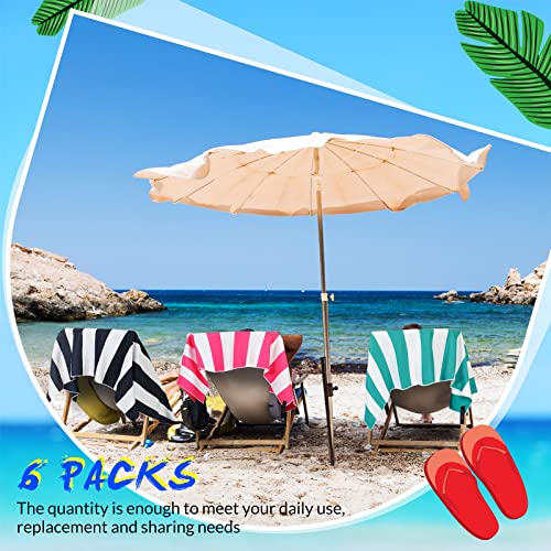 Tudomro Microfiber Oversized Beach Towel Set, 47 X 83 Inch Striped Travel Beach Towels Sand Free Beach Towel Quick Dry Towels Travel Towel For Adults Kids Beach, Pool, Camping (Soft Colors, 6) #TOP4