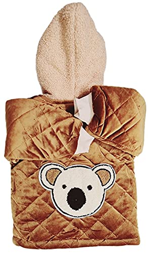 Image of MUKHAKSH (Pack of 1 Kids Warm Woolen for heavy Winter Maroon Zipper Hoodies Jacket