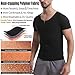Vuirrm Sauna Vest for Men, Mens Sauna Shirt Short Sleeve with Zipper, Men's Slimming Body Shapewear Tummy Control Sweatshirt,S/M,Silver