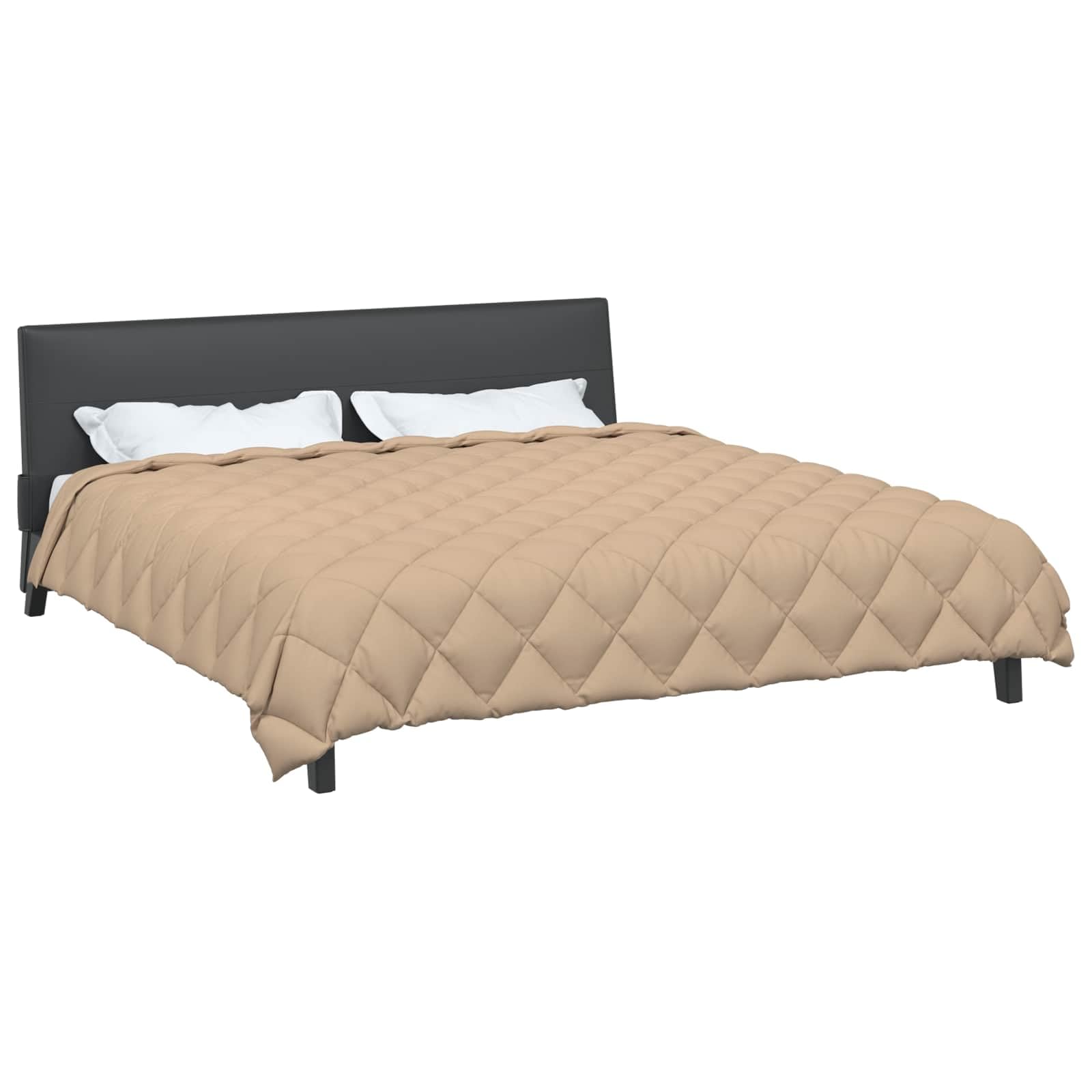 Hothingwell Winter-Bettdecke, Mikrofaser, Taupe, 240 x 260 cm | Gesteppt, leicht und atmungsaktiv, maschinenwaschbar, Öko-Tex-zertifiziert