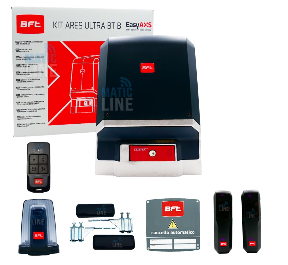 BFT KIT ARES ULTRA BT B1000 24V MAX 1000 KG CANCELLO SCORREVOLE 2618285