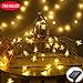 Produktbild Solar Lichterkette Aussen,7M 50 LED star Licht,Wasserdicht Warmweiß 8 Modi, Außenlichterkette Wasserdicht Deko für Garten, Bäume, Terrasse, Weihnachten, Hochzeiten, Partys
