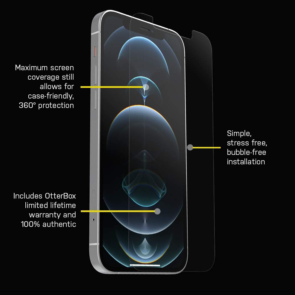 70% Off Everything OTTERBOX PERFORMANCE GLASS SERIES Screen Protector for iPhone 12 Pro Max - CLEAR