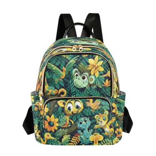 Animal mignon de dessin animé sac à dos léger et ajustable pour les déplacements quotidiens