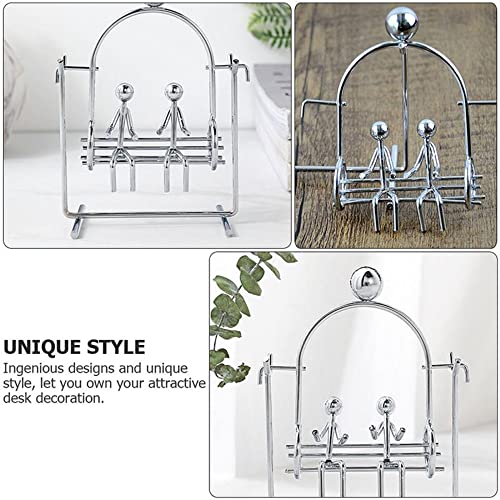 Image of AUGEN Balancing Pendulum Durable Metal Innovative Stress Relief Toy for Home Office Desktop Gift Decoration (1 Piece, 7709B)