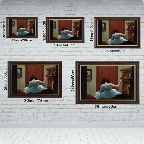 Toile New York Interior Edward Hopper solution déco murale bureau compact