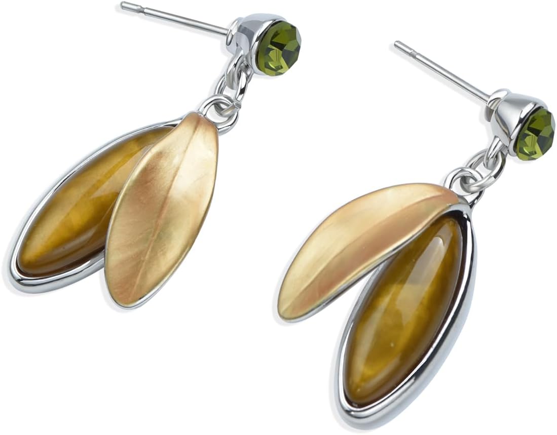 Vintage Statement Jewelry Set Leaf Floral Bohemian Boho Statement Necklace Earring Set Crystal Fashion Costume Jewelry - Image 6