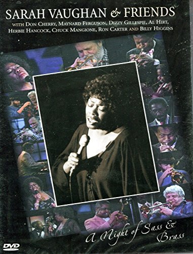 Sarah Vaughan (& Friends): A Night of Sass & Brass ~ DVD [Import] Region 0| Ntsc | with Don Cherry, Maynard Ferguson, Dizzy Gillespie, Al Hirt, Herbie Hancock, Chuck Mangione, Ron Carter and Billy Higgins | Vaughan, Sarah in Concert