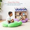 ECR4Kids SoftZone Flower Floor Pillow, Seating Cushion, Bright Green #2