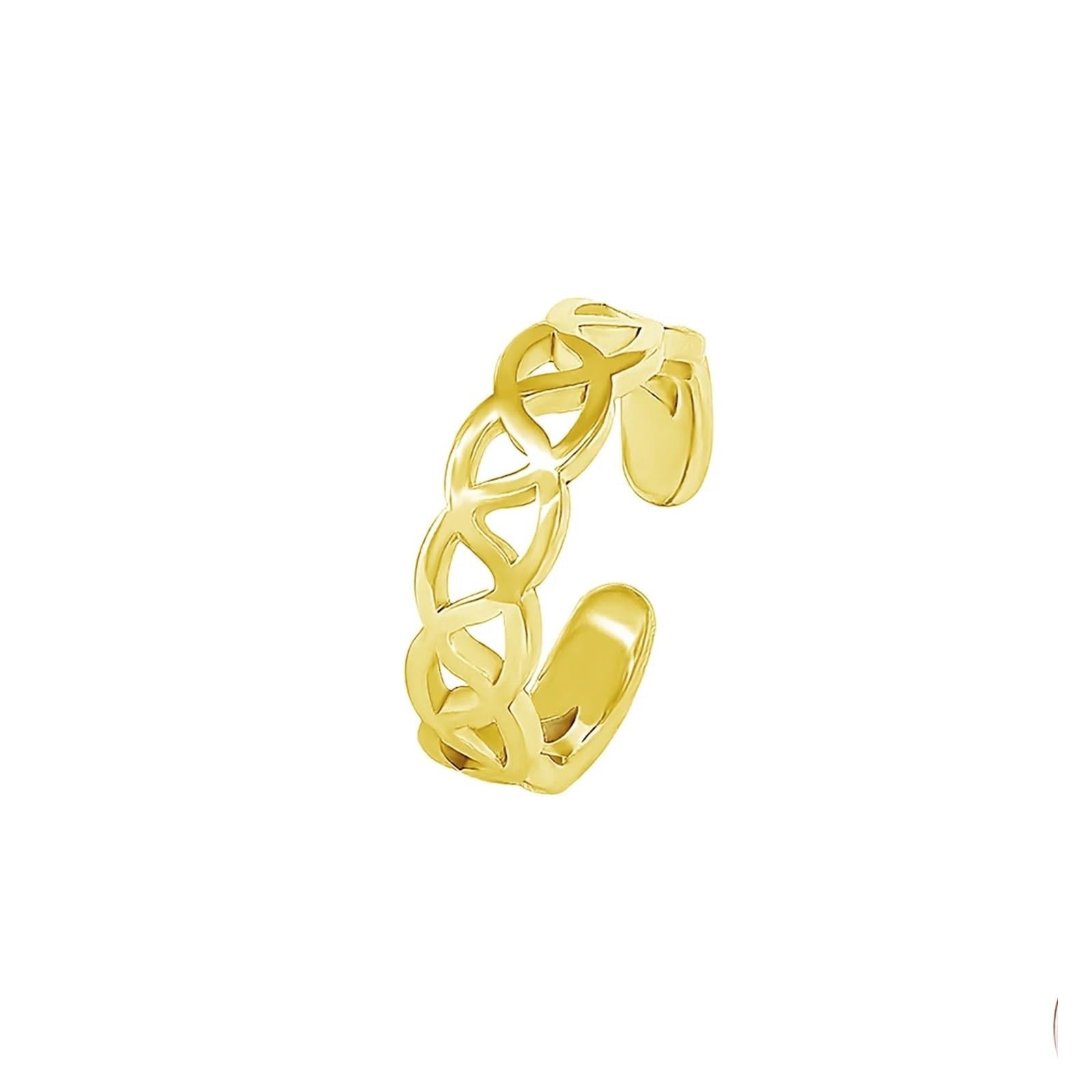 Anillo con forma de estrella en V de tamaño regulable y resistente al agua 5