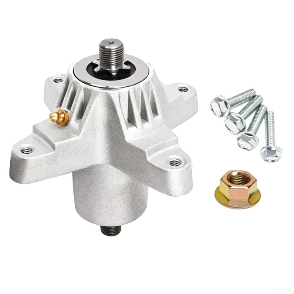618-0142A - Conjunto de husillo para 918-0142 618-0138 se adapta a cubierta de 38 pulgadas 42 pulgadas LT145 LT1300 pieza de cortacésped 13A4660F131 13A5450F131 Construcción de metal
