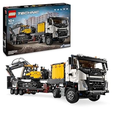 LEGO Technic Camion Volvo FMX et Pelleteuse électrique EC230 - Jouet Voiture pour Enfants - Véhicules à Offrir aux Garçons et Filles de 10 Ans et Plus Passionnés d Engins de Chantier 42175
