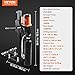 VEVOR Diamond Core Drilling Machine, 8in Wet&Dry Concrete Core Drill Rig with Stand, 750RPM Speed & 1-1/4