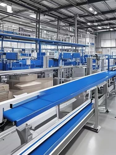 Cinta transportadora industrial flexible de 2 mm de grosor resistente para líneas de embalaje 6