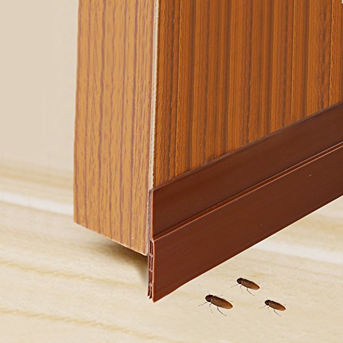 Image of Havilah Door Bottom Seal Strip Silicone- 1 Meter Rubber Under Door Gap Filler for Air, Dust, Insects, Cockroaches, and Noise - Doors Seal Strip for Home and Office Use