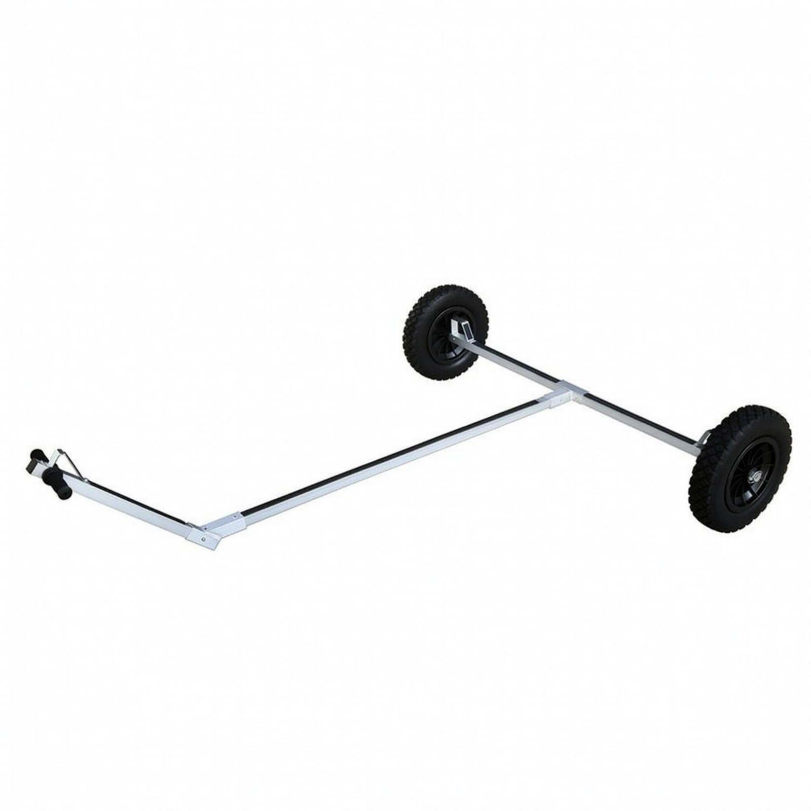 MERIGLARE Chariot de Voilier Remorque Bateau Diable Transport Support Aluminium Épais Pads Antidérapants Roues Souples Prise Main Confortable Adapté au Port Promenade Côtière Hangar Nautique