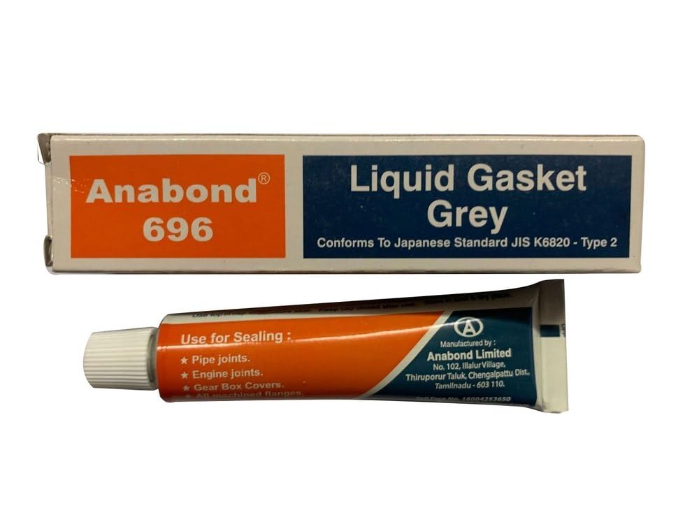 Bhavya Enterprises Anabond 696 Liquid Gasket Grey, JIS K6820 Type 2, for Engine Joints, Pipe Joints, Gear Box Covers-picture-11