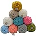 Produktbild Polyacrylgarn Farb-Set 10x100gr (1.000gr) Sortiert Handstrickgarn Wolle Stricken Häkeln Basteln