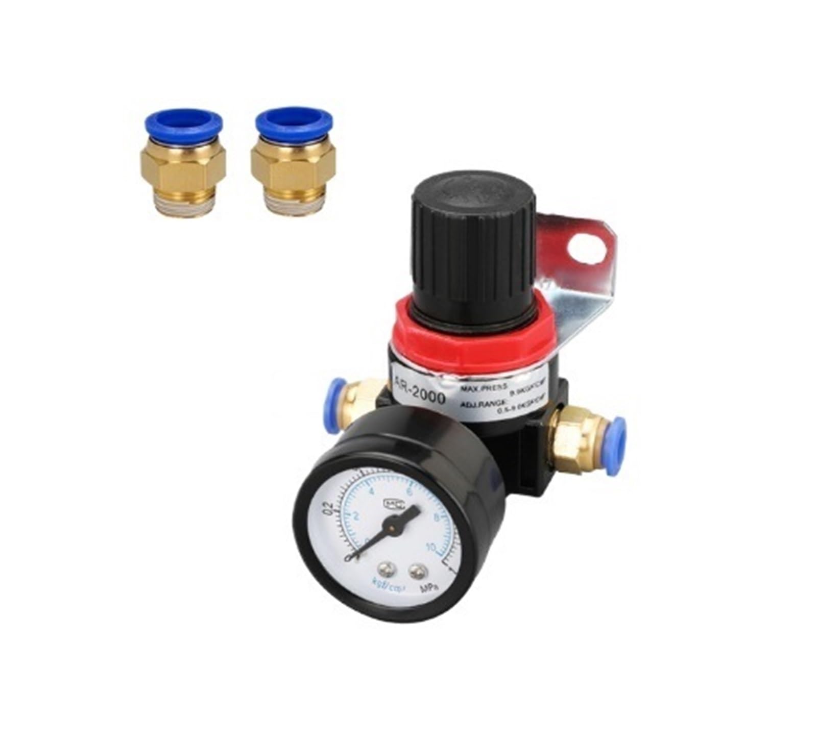 Régulateur de pression AR2000 G1/4 pour stopper les fuites d'air et surpressions de compresseur