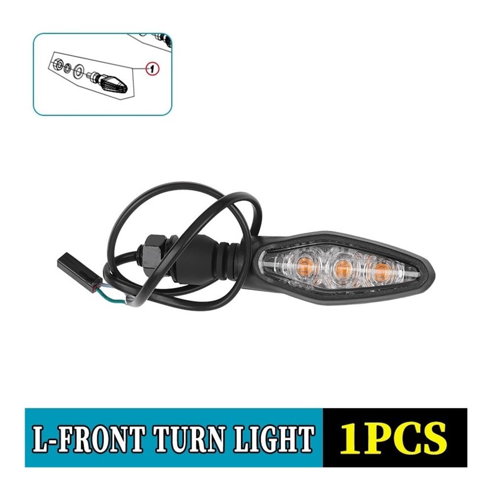 For CF 250SR 250SR- Fun Luces de Giro Delanteras 800MT CF250 CF250-6 luz de Giro lámpara de Giro Piezas Originales de Motocicleta(Left)