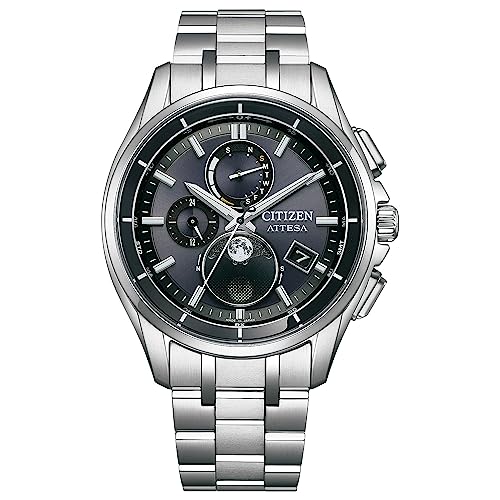 Citizen BY1001-66E [ATTESA (attesa) Light-Powered eco-Drive Radio Clock Direct Flight Moon Phase] Watch Japan Import July 2023 Model
