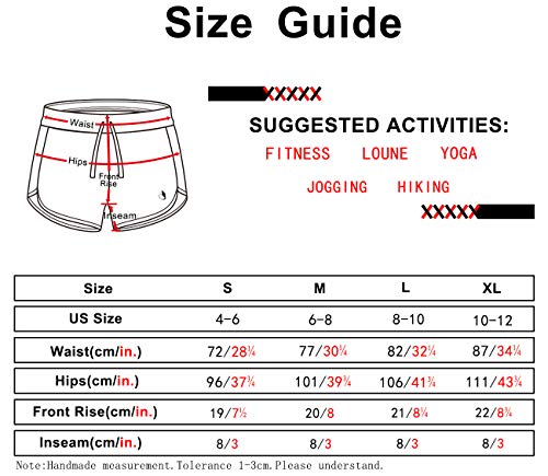 Icyzone Pantaloncini Sportivi Casual Traspirante