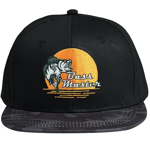 Image of EDTREK Performance Outdoorsman Snapback Truck Hat with Flat Brim - Unique Animal Embroidery