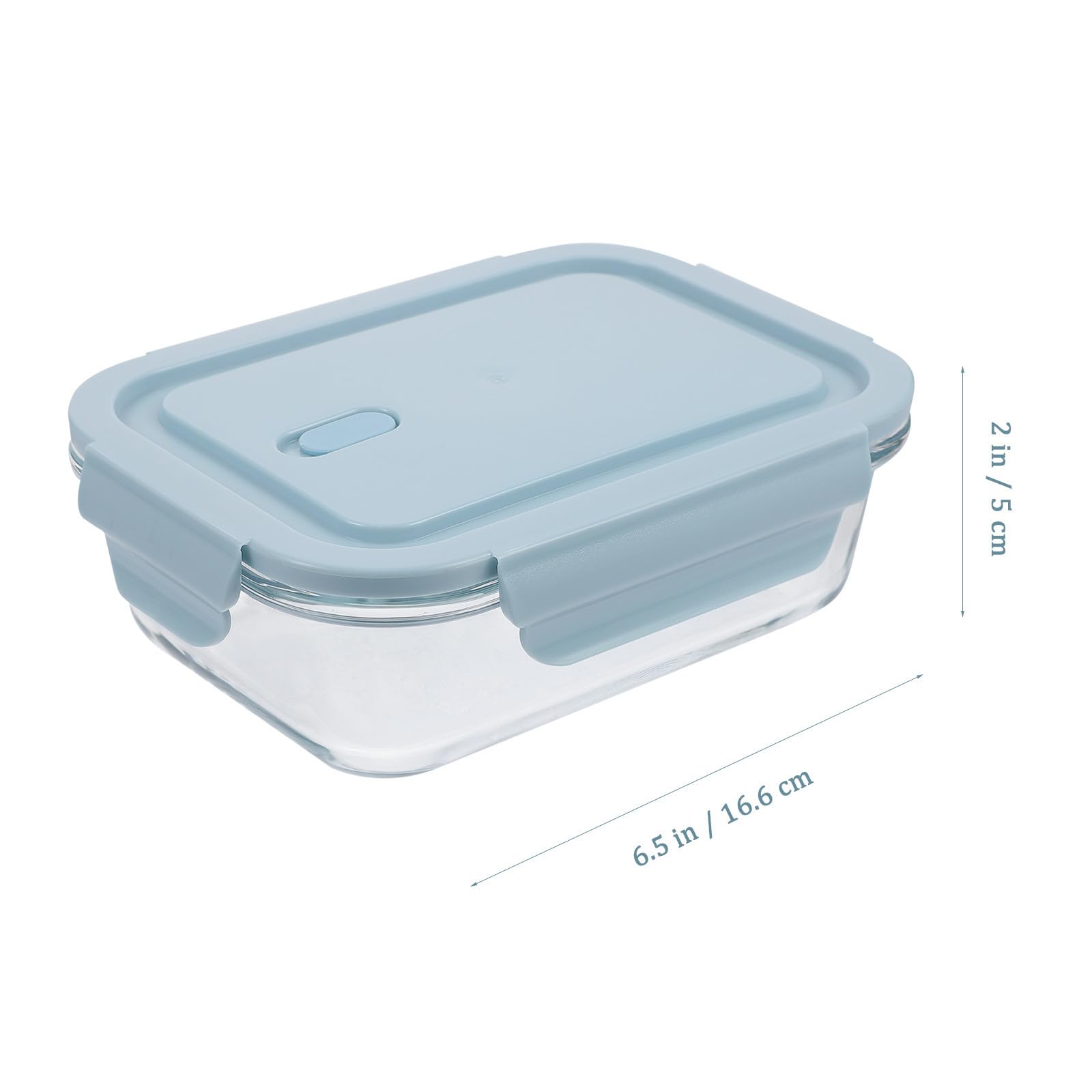 SHOWERORO Lunch Bento Box in Vetro 3 Pezzi per Conservazione Pratica | Scatola Pranzo, Schiscette, Contenitori per Merenda Scuola, Contenitori Coperchio per Alimenti, Porta Pranzo da Ufficio
