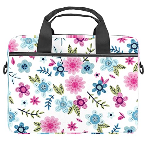 Sacoche ordinateur portable 13 13.3 14.5 pouces sac bandoulière motif floral dessin