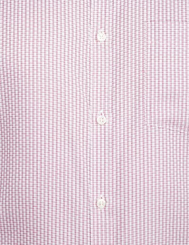 Image of Park Avenue Men's Pure Cotton Checks Pattern Slim Fit Semi Cutaway Collar Full Sleeve Formal Shirt