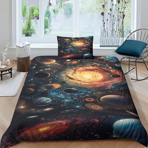 Hermoso Universo Familiar Y Niños Funda