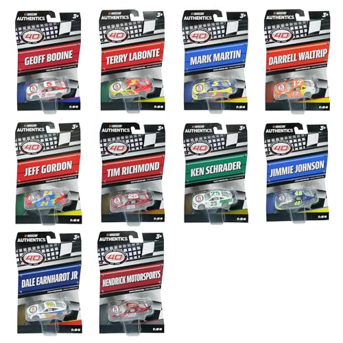 lionel racing nascar authentics 2024 wave 02 hms 40th anniversary 164 scale ht die-cast cars 10-pack