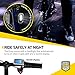 Swagtron 200W SWAGCYCLE Envy Steel Frame Folding Electric Bicycle e Bike w/Automatic Headlight – Reach 10 mph; 264 lbs Max Load -Black