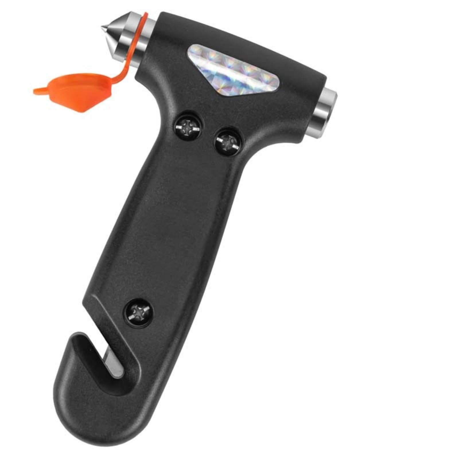 Jyanjideg Black 2-In-1 Safety Hammer Multifunctional Car Life Hammer Escape Hammer Window Breaker