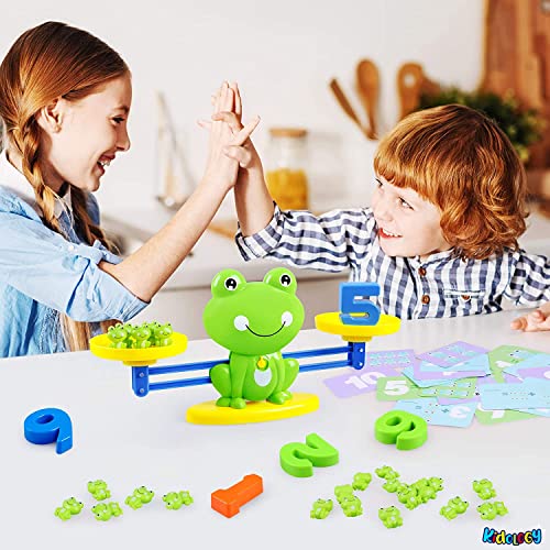 Image of Kidology Frog Balance Counting Toys for Kids 3+ Years | Fun Math Game for Preschool | Educational Number Learning Toy, Unique Children's Gift
