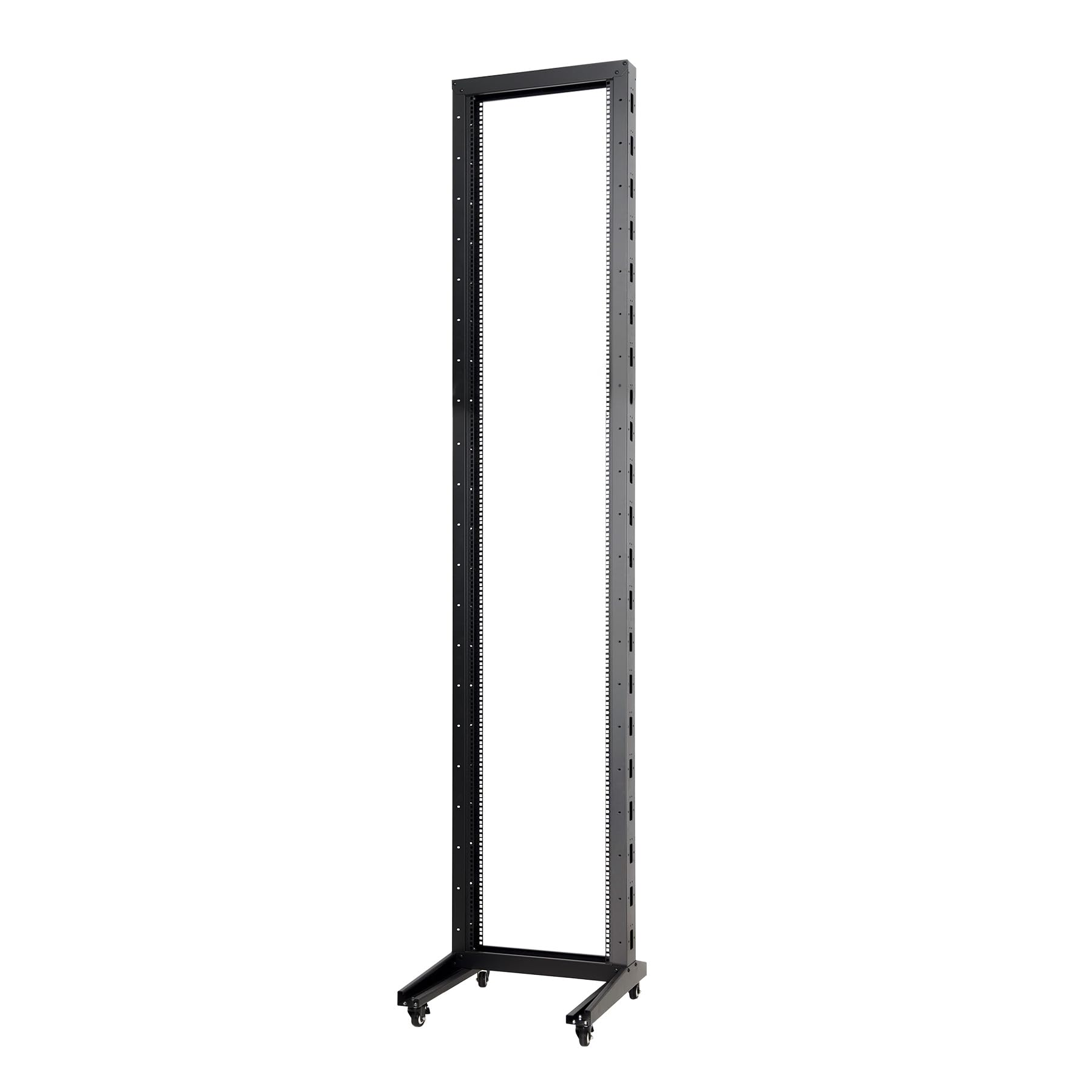 Aiten Data Armario Rack de Marco Abierto 42U de 2 Columnas Post 19″ con Ruedas (600 x 600 x 2078 mm)
