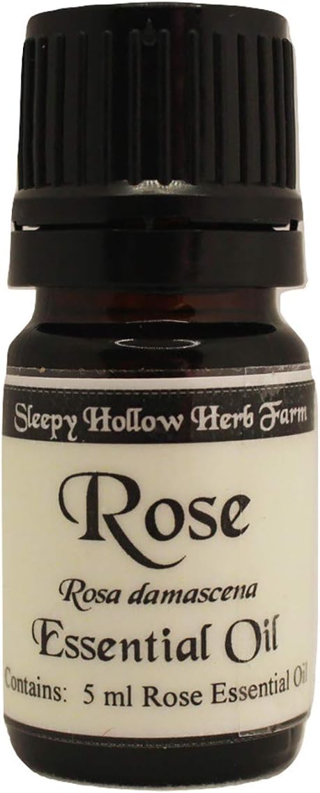 Rose Essential Oil |Rosa damascena | Pure Oil | Sleepy Hollow Herb Farm
