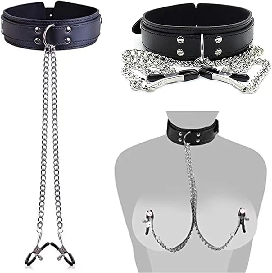 Under Bedroom Restraint Sex System Set, PU Leather SM Bondage Play Sex Toys for Couples BDSM,Non Piercing Nipple Jewelry For Woman Sweater Yoga 14Ot