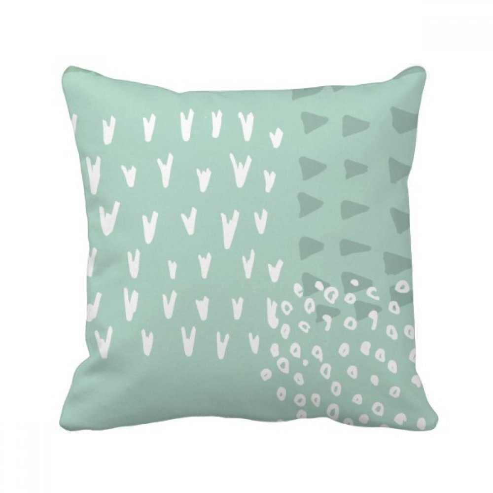 Coussin plantes résumé vert 40x40 cm pour canapé moderne