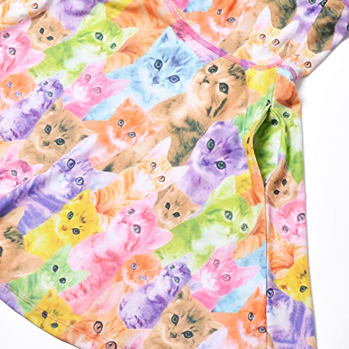 Jxstar Girls Cat Dresses Spaghetti Strap Casual Summer Cami Twirl Swing Dress,4T 5T #TOP5