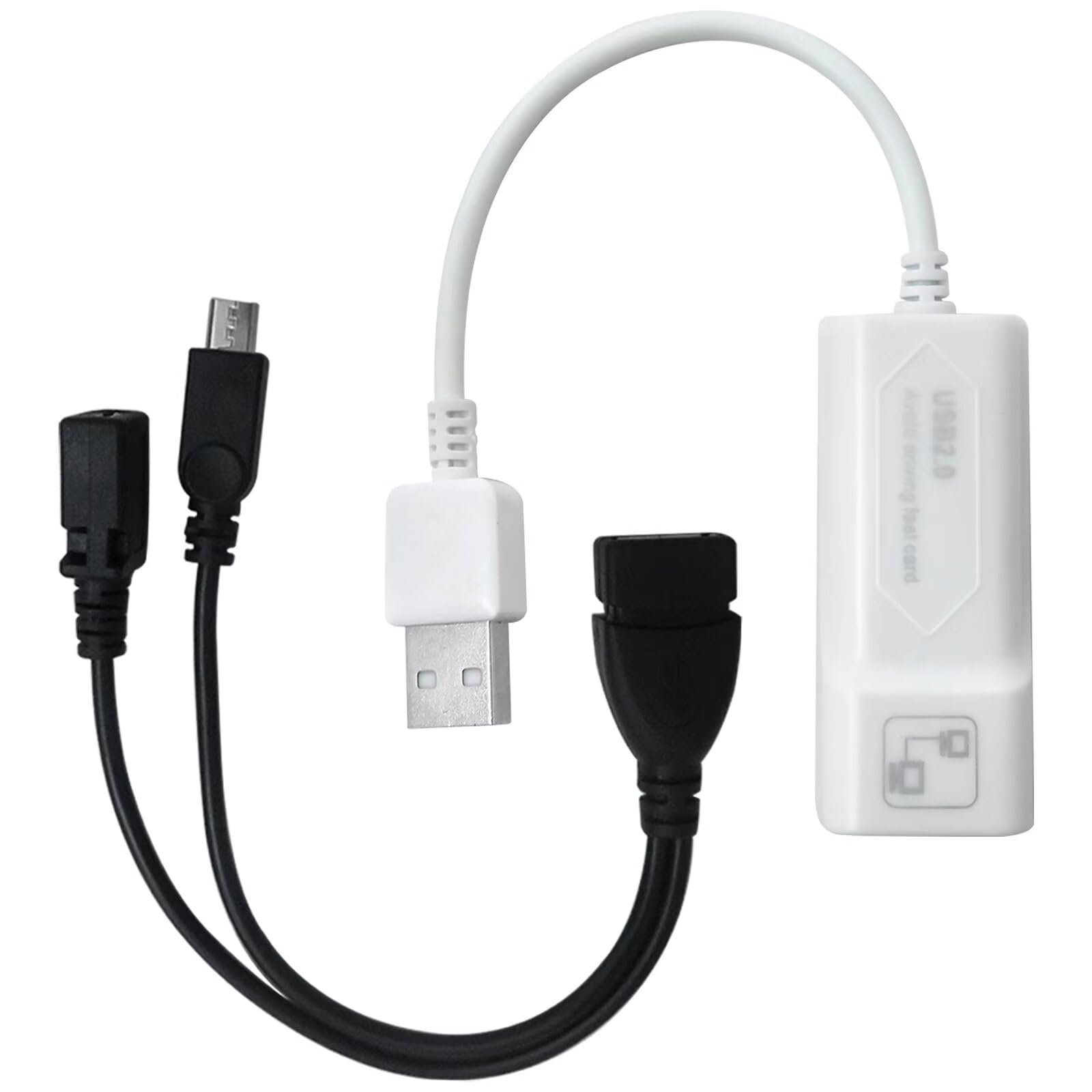 Amazon.com: Ethernet Adapter & USB OTG y Cable Splitter for for