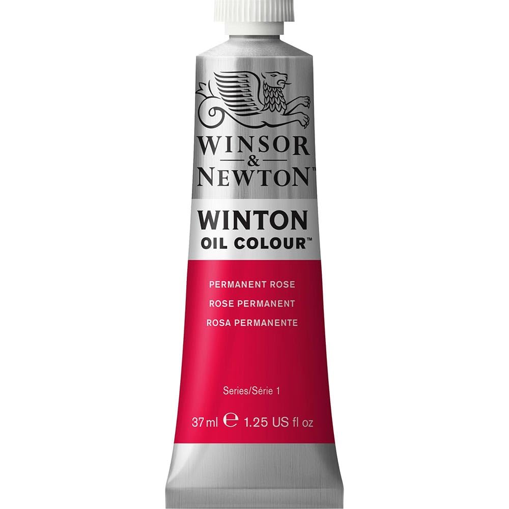 Winsor & Newton Winton Oil Color, 37ml (1.25-oz) Tube, Permanent Rose