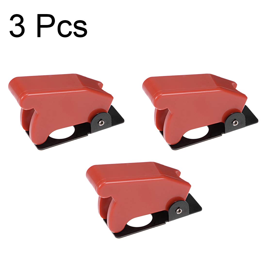 Amazon.com: uxcell Red Plastic Waterproof Spring Loaded Flip