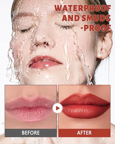 Peel Off Lip Liner Stain Set-3Fabre Lip Tint Peel Off Matte Lipliner,Langanhaltender Abziehbarer Lippenfleck,wasserfest Tattoo Magic Color Lipgloss Lippenkonturenstifte,wischfest Flüssiger Lippenstift