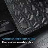 Audi A3 (2020+) [Hybrid] Rubber Car Mats Accessories Tailored Fit Compatible Accessory Waterproof Protection Non-Slip Floor Mats Full Coverage Durable Front Rear Set Coverage with Clips - Image 7