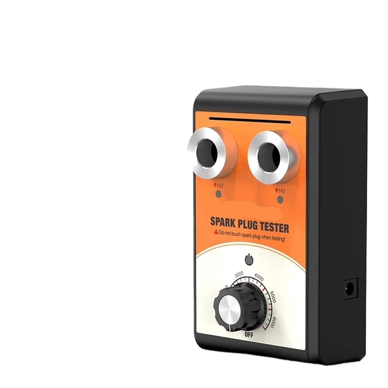 Spark Tester Double Hole 0-6000rpm Spark Analyzer 12V Auto Engine Ignition Coil Diagnostic Tool(TE600)