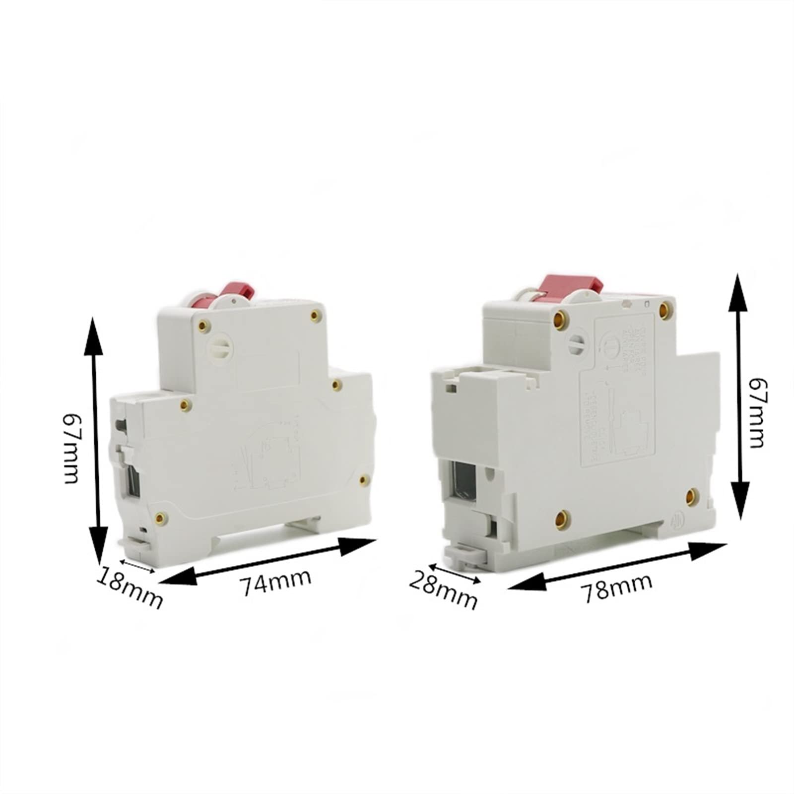 5 mini wyłączników solarnych 1000 V DC 1P, zabezpieczenie przed przeciążeniem, 6 A, 16 A, 20 A, 25 A, 32 A, 50 A, 63 A, 80 A, 100 A, 125 A, do paneli fotowoltaicznych (25 V)