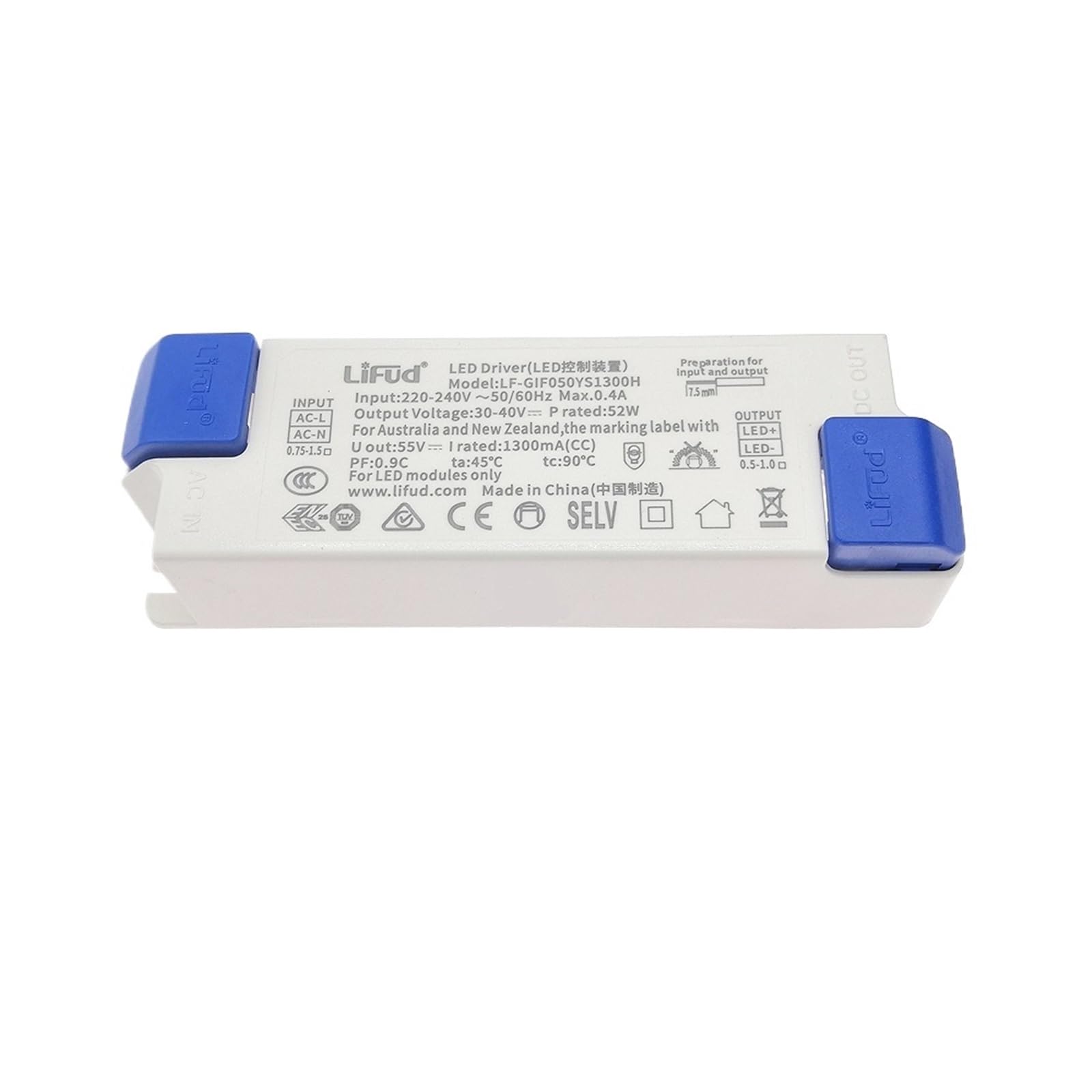 FCARUMIQP 1PCS LED Driver 8W-60W High PF LF-GIRxxxYM YS Series 350mA 800mA 900mA 1000mA 1300mA 1400mA 1500mA(YS-1300H)