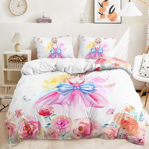 SJSXWQN Funda Nordica Cama 105 NiñA Princesa